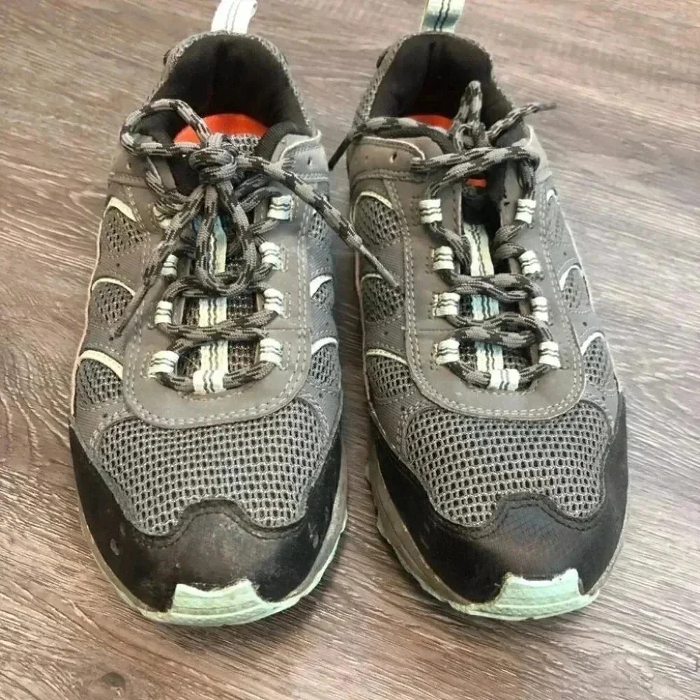 Merrell Castle Rock Hiking Shoes Sneakers Egg Shell Blue Gray J154289C: 7.5